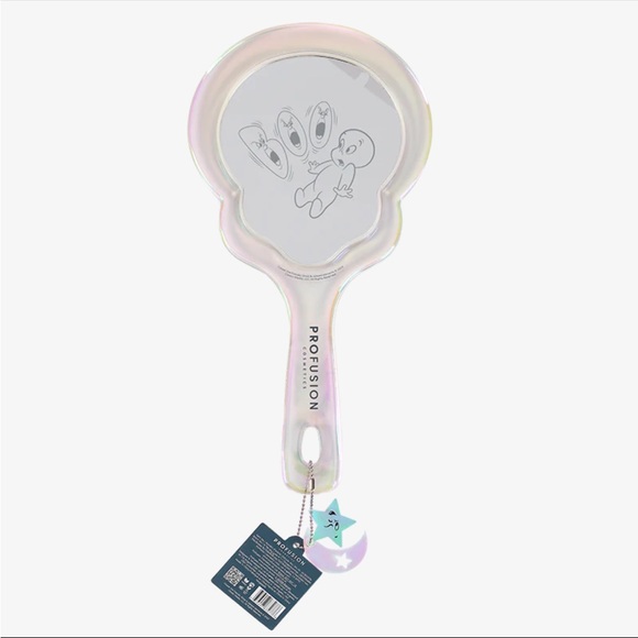 👻Profusion Cosmetic Casper The Friendly Ghost Handheld Glow-In-Dark Mirror New - Picture 2 of 2